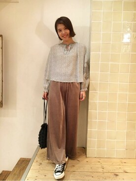 flowerさん（レディース・162cm）の秋コーディネート