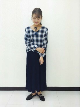 flowerさん（レディース・156cm）の秋コーディネート