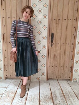 flowerさん（レディース・162cm）の秋コーディネート