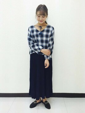 flowerさん（レディース・156cm）の秋コーディネート