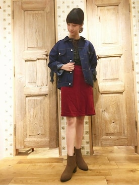 flowerさん（レディース・159cm）の秋コーディネート