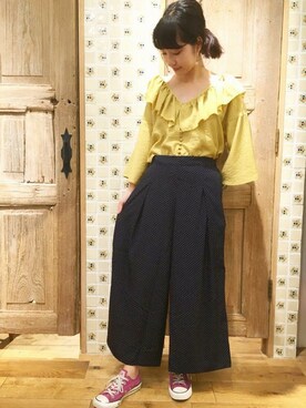 flowerさん（レディース・159cm）の秋コーディネート