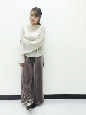 flowerさん（レディース・156cm）の秋コーディネート