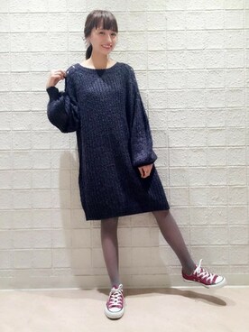 「バルーンスリーブ」｜flowerさん（レディース・153cm）の秋コーディネート