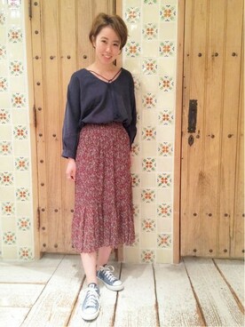 flowerさん（レディース・162cm）の秋コーディネート