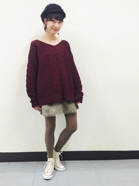 flowerさん（レディース・159cm）の秋コーディネート