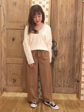 flowerさん（レディース・155cm）の秋コーディネート