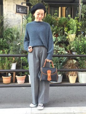 flowerさん（レディース・156cm）の秋コーディネート