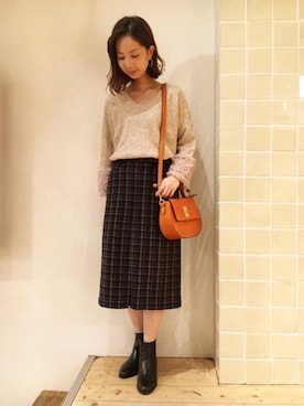 flowerさん（レディース・157cm）の秋コーディネート