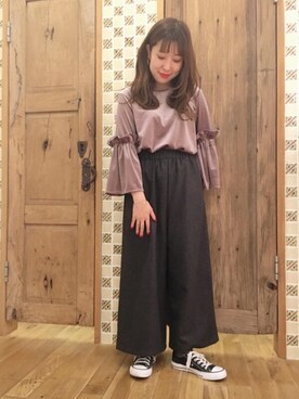 flowerさん（レディース・155cm）の秋コーディネート