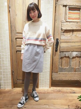 flowerさん（レディース・159cm）の冬コーディネート