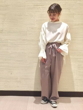 flowerさん（レディース・156cm）の冬コーディネート