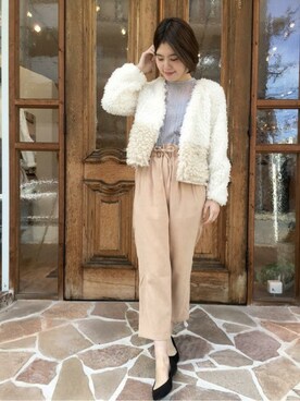 flowerさん（レディース・165cm）の冬コーディネート