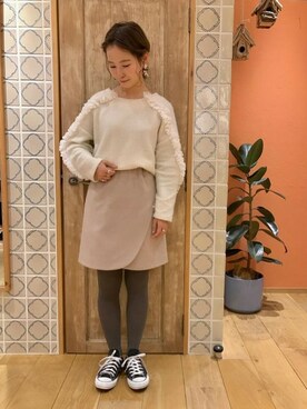flowerさん（レディース・157cm）の冬コーディネート