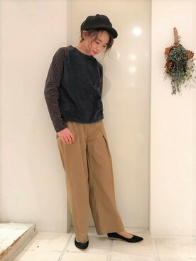 flowerさん（レディース・158cm）の冬コーディネート