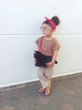 「OLD NAVY（オールドネイビー）のアイテム（シューズ）」を使った、* 𝚝𝚘𝚛𝚒𝚌𝚘𝚝*さん（キッズ・90cm）の夏コーディネート