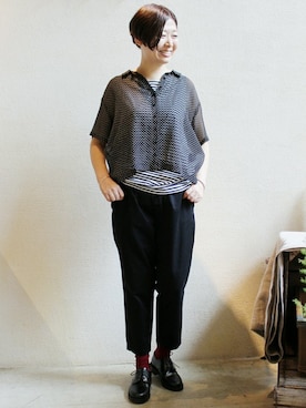 「JOURNAL STANDARD LUXE（ジャーナルスタンダード　ラックス）のアイテム」を使った、Y.Sさん（レディース・165cm）の夏コーディネート