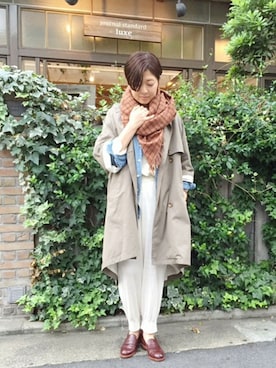 「JOURNAL STANDARD LUXE（ジャーナルスタンダード　ラックス）のアイテム（ジャケット/アウター）」を使った、Y.Sさん（レディース・165cm）の秋コーディネート