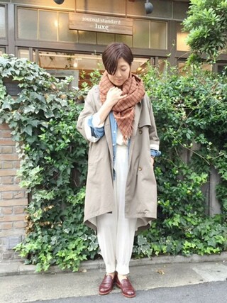 journal standard luxe チノクロスBIGトレンチ JOURNAL STANDARD LUXE（ジャーナルスタンダード ラックス）の「《予約