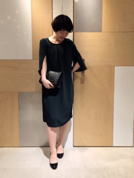 「LUANA（ルアナ）のアイテム」を使った、USHIODAさん（レディース・153cm）の春コーディネート