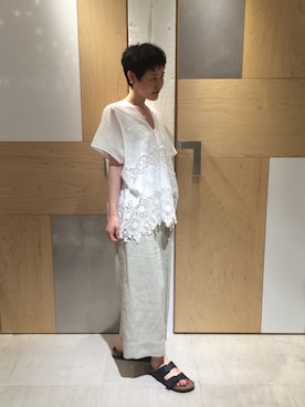 「ナチュラルカラー」｜USHIODAさん（レディース・153cm）の夏コーディネート