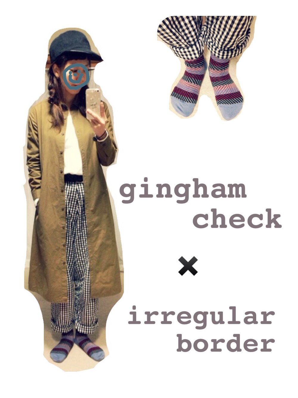 その他のソックス/靴下、ブラック系のキャップを着用したレディースの冬コーディネートの1枚目の写真