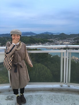 「PAUL&JOE（ポールアンドジョー）のアイテム（バッグ）」を使った、ま い か ☻さん（レディース・155cm）の春コーディネート