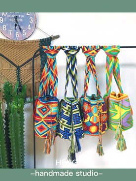 -H_ENG-さんの（Wayuu Handmade Bags & Belts | -）を使ったコーディネート