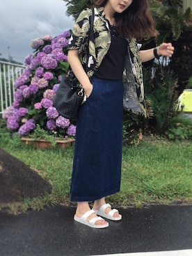 「Bou Jeloud（ブージュルード）のアイテム」を使った、Shizuka*さん（レディース・165cm）の夏コーディネート