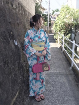 「花火大会」｜Shizuka*さん（レディース・164cm）の夏コーディネート