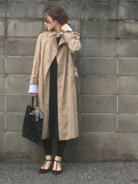 「H&M（エイチ・アンド・エム）のアイテム（ワンピース/ドレス）」を使った、Shizuka*さん（レディース・164cm）の秋コーディネート