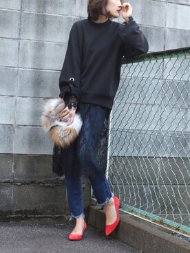 「Bab Bou Jeloud（バブブージュルード）のアイテム（ワンピース）」を使った、Shizuka*さん（レディース・164cm）の秋コーディネート