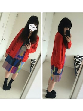 「Paul Smith（ポールスミス）のアイテム（ワンピース/ドレス）」を使った、su...さん（レディース・161cm）の秋コーディネート