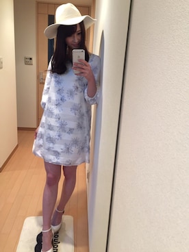 梅本静香さん（レディース・165cm）の春コーディネート