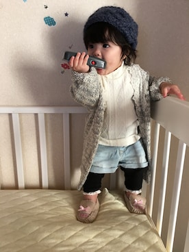 waka☺︎さん（キッズ・70cm）の秋コーディネート