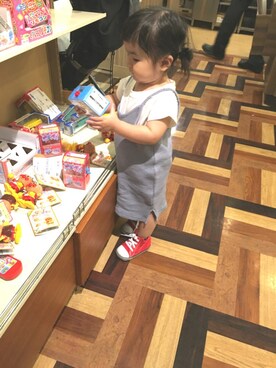 「POOL（プール）のアイテム（その他）」を使った、waka☺︎さん（キッズ・70cm）の夏コーディネート