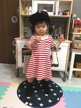 waka☺︎さん（キッズ・70cm）の秋コーディネート