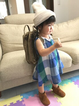 waka☺︎さん（キッズ・70cm）の秋コーディネート