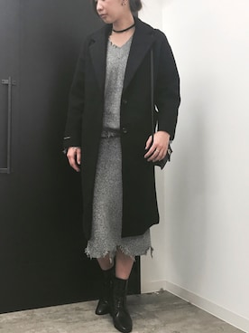 「アイテム（チョーカー）」を使った、amorousinsenseさん（レディース・168cm）の秋コーディネート