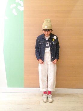 「シャンブル ドゥ シャーム(chambre de charme)」｜「アイテム（パンツ）」を使った、たなかあさかさん（レディース・155cm）の秋コーディネート