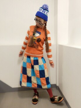 ohanaさん（レディース・161cm）の冬コーディネート