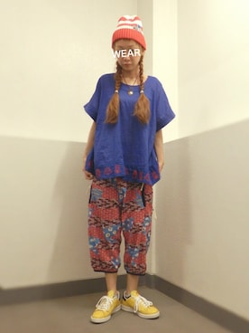 ohanaさん（レディース・161cm）の夏コーディネート