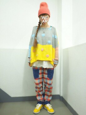 「大人ヤンチャガラ祭り」｜ohanaさん（レディース・161cm）の冬コーディネート