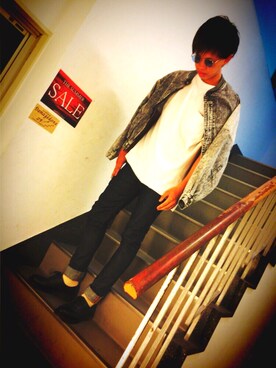 「trade mark（トレードマーク）のアイテム」を使った、しんさん（メンズ・176cm）の秋コーディネート