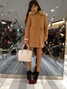「撮影」｜「アイテム（ジャケット/アウター）」を使った、MASAEさん（レディース・168cm）の秋コーディネート