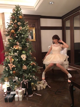 「MERCURYDUO（マーキュリーデュオ）のアイテム（パンプス）」を使った、MASAEさん（レディース・168cm）の冬コーディネート