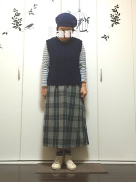 hanaさん（レディース・154cm）の春コーディネート