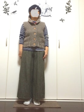 hanaさん（レディース・154cm）の冬コーディネート