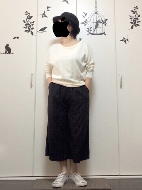 Hana Guのwomen ガウチョパンツ ワイドパンツを使ったコーディネート Wear