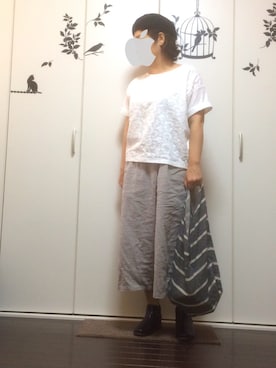 「ベレー帽推奨委員会」｜hanaさん（レディース・154cm）の夏コーディネート